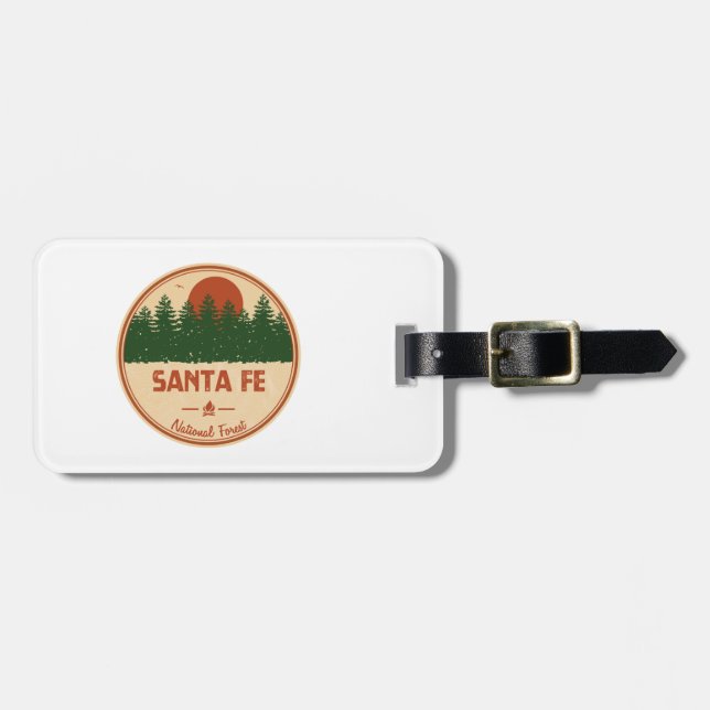 Santa Fe National Forest Luggage Tag (Front Horizontal)