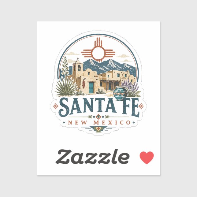 Santa Fe New Mexico Adobe Architecture Southwest (Sheet)