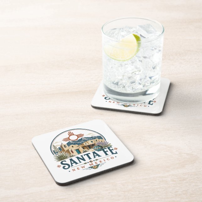Santa Fe New Mexico Adobe Architecture Southwest Coaster (Right Side)