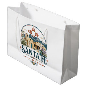 Santa Fe New Mexico Adobe Architecture Southwest Large Gift Bag