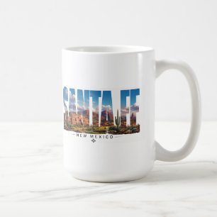 Santa Fe New Mexico Adobe Mountain Travel Coffee Mug