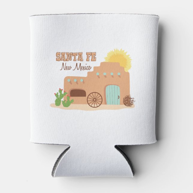 Santa Fe New Mexico Can Cooler (Front)