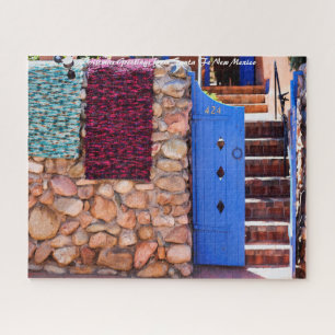 Santa Fe New Mexico.Christmas Greetings Jigsaw Puzzle
