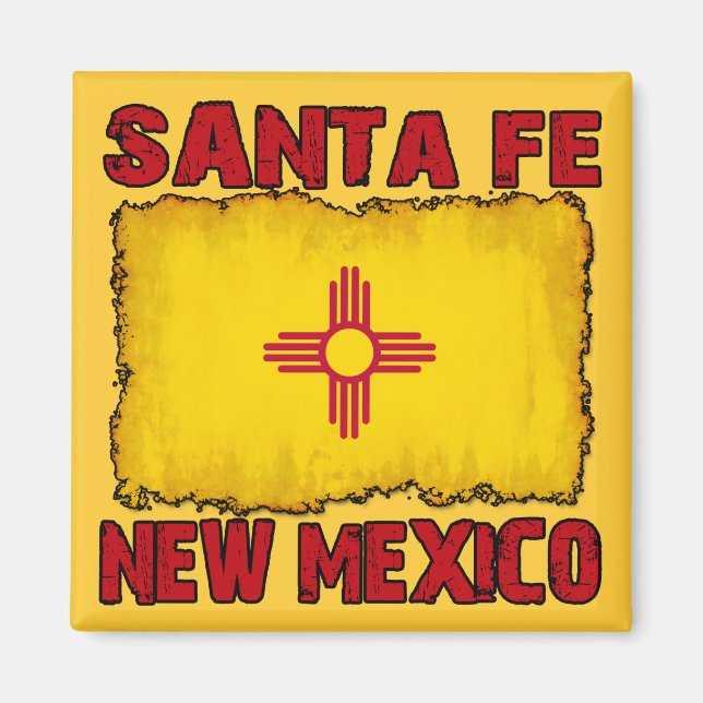 Santa Fe, New Mexico Magnet (Front)