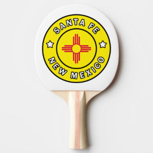 Santa Fe New Mexico Ping Pong Paddle