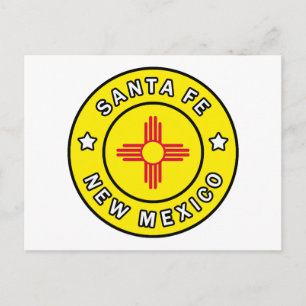 Santa Fe New Mexico Postcard