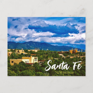 Santa Fe New Mexico Scenic Postcard