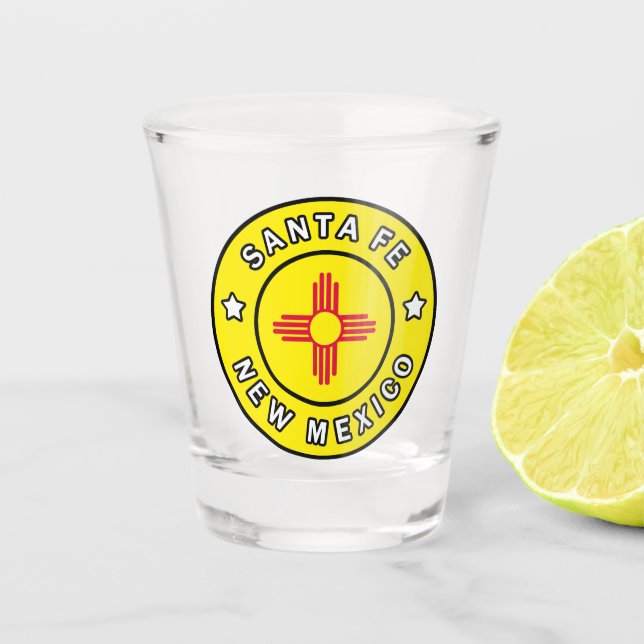 Santa Fe New Mexico Shot Glass (Front)