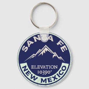 Santa Fe Ski New Mexico Skiing Basin Keychain