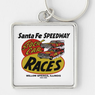 Santa Fe Speedway, Willow Springs, IL 1953-1995 Keychain