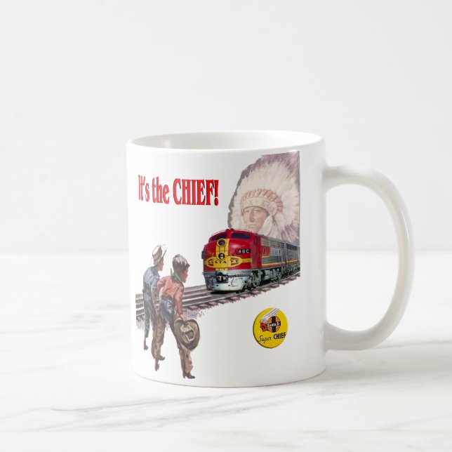 Santa Fe Super Chief Train Cup (Right)