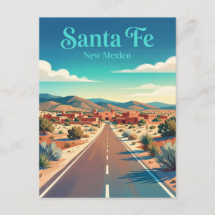 Santa Fe USA Postcard