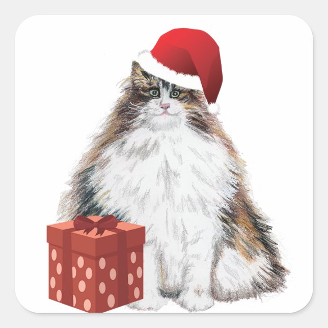Santa Fergus Stickers (Front)