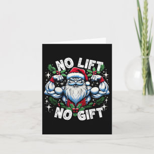 Santa Fitness Bodybuilding Christmas no Lift No Gi Card
