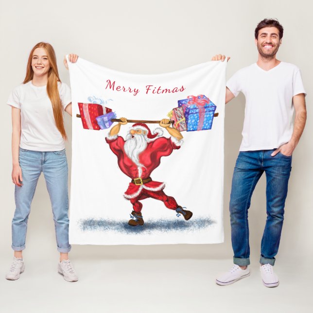 Santa Fleece Blanket (In Situ)