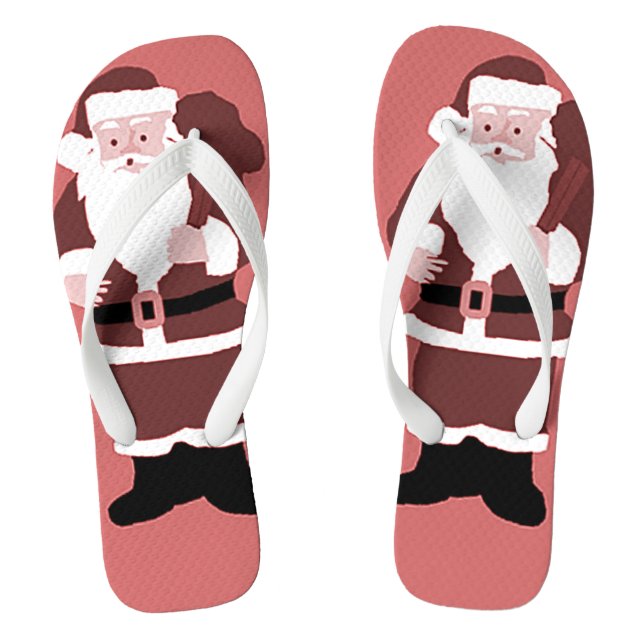 Santa Flip Flops (Footbed)