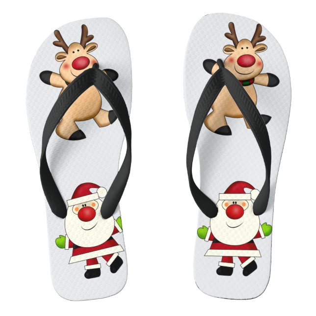 Santa Flip Flops (Footbed)