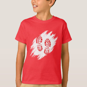 Santa Footprint T-Shirt