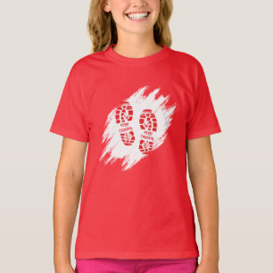 Santa Footprint T-Shirt