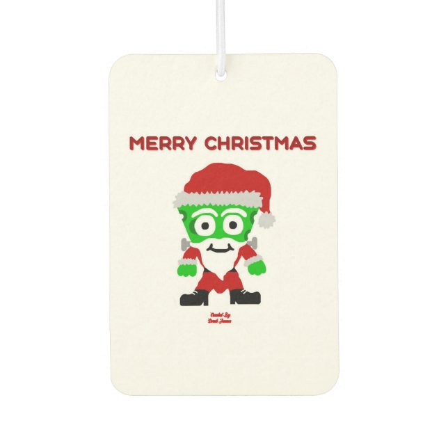 Santa FrankenCheese Air Freshener (Front)