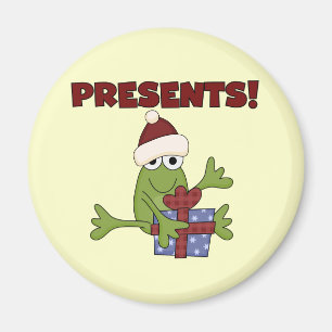 Santa Frog Tshirts and Gifts Magnet