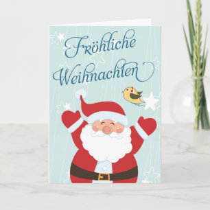 Santa Fröhliche Weihnachten Christmas Cards