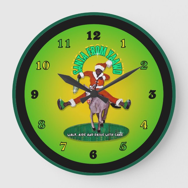 Santa from Yaawd Large Clock (Front)