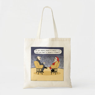 Santa Gets Some Advice Tote Bag
