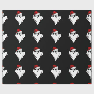 Santa Ghosts Wrapping Paper
