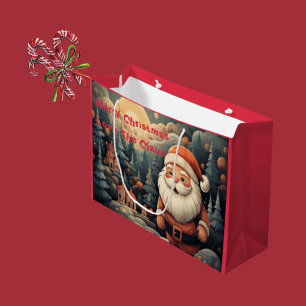 Santa Gift Bag – "Merry Christmas Love, The Claus