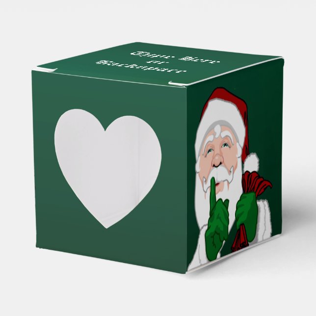 Santa Gift Box Personalize Christmas Gift Boxes (Front Side)