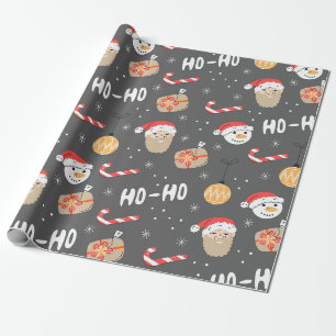 Santa Gifts Christmas Presents Wrapping Paper