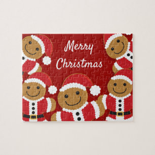 Santa Gingerbread Men   Jigsaw Puzzle