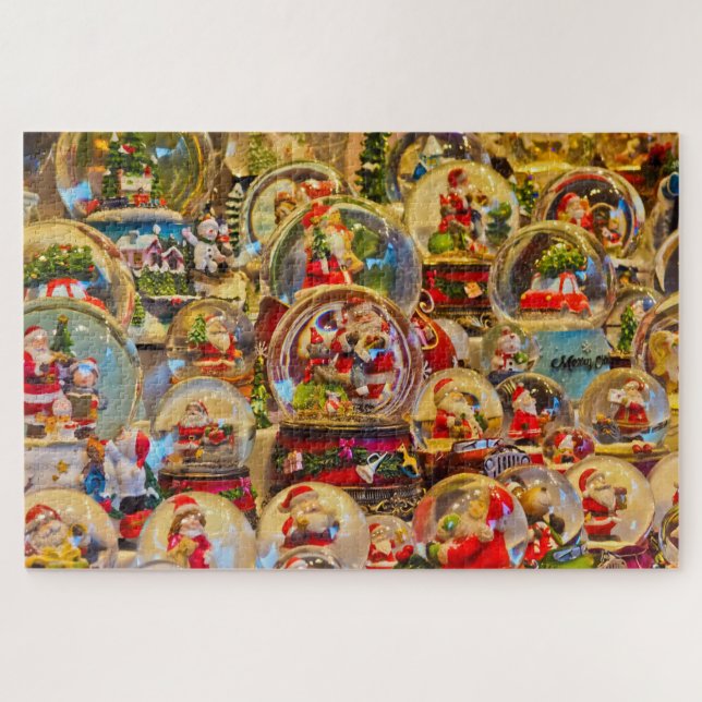 santa globes puzzle (Horizontal)