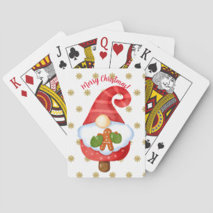 Santa Gnome Playing Cards