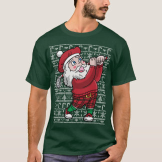 Santa Golf Golfer Golfing Ugly Sweater Christmas