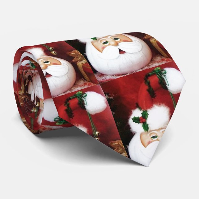 ***SANTA GOURD*** TIE (Rolled)