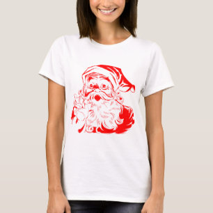 Santa Graphic Christmas T Shirts