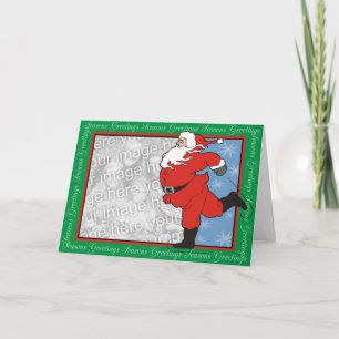 Santa Greetings Holiday Card