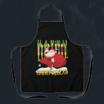 Santa Happy Chrismukkah Funny Hanukkah Christmas Apron<br><div class="desc">Santa Happy Chrismukkah Funny Hanukkah Christmas</div>