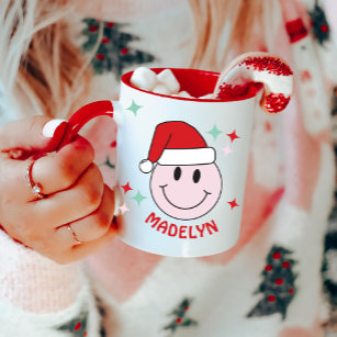 Santa Happy Face Personalized  Mug