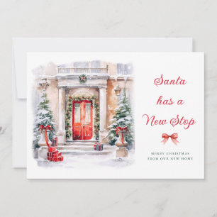 SANTA HAS A NEW STOP holiday moving announcement