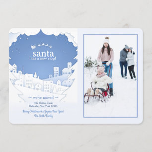 Santa Has A New Stop Holiday Photo Card