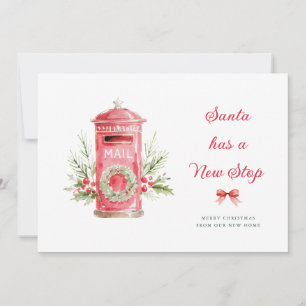SANTA HAS A NEW STOP MOVING HOLIDAY CARD