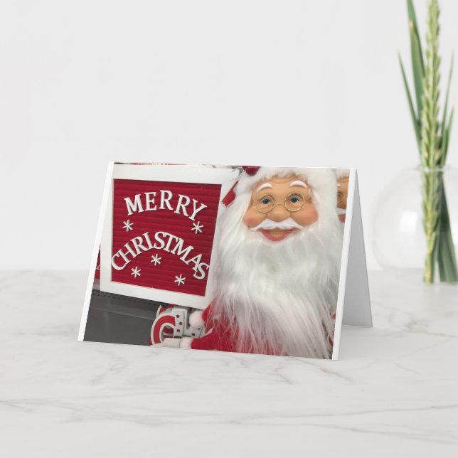 SANTA HAS "SPECIAL WISHES" JUST FOR "YOU" HOLIDAY CARD (Front)