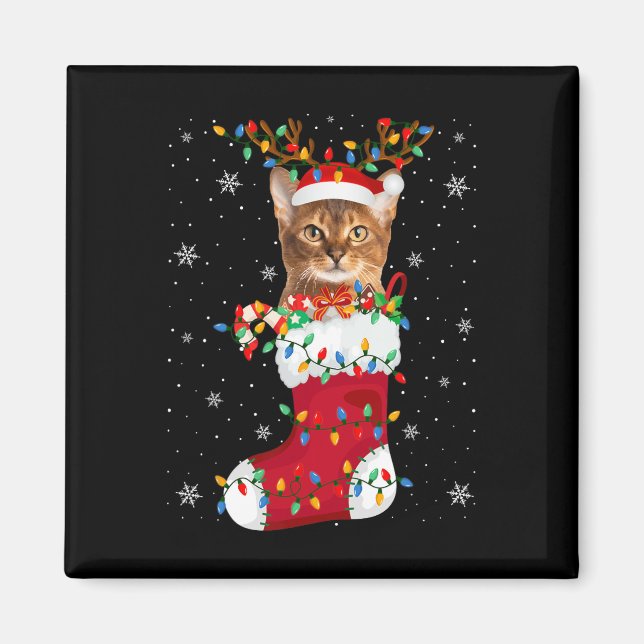 Santa Hat A  Magnet (Front)