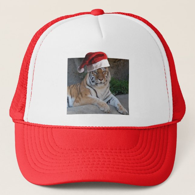 Santa Hat Bengal Tiger (Front)