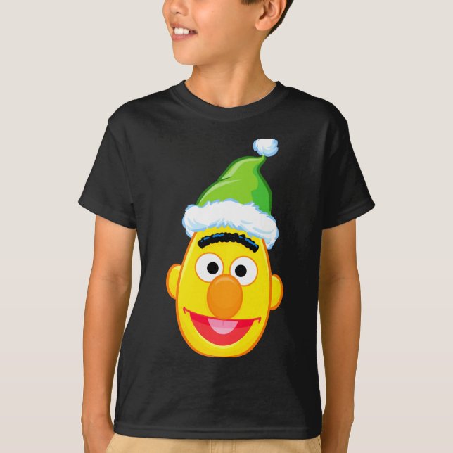 Santa Hat Bert  T-Shirt (Front)