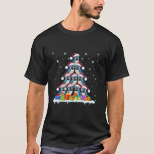Santa Hat Blue Jay Bird Lovers Men Women Kids Chri T-Shirt