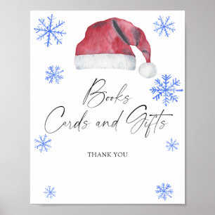 Santa hat - BOOKS CARDS AND GIFTS Poster